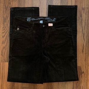 Christopher Blue Dark Brown Corduroy Pants